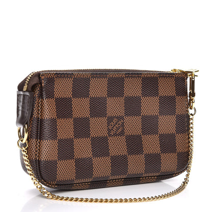 Louis Vuitton Damier Ebene Mini Pochette Accessories 3 of 7