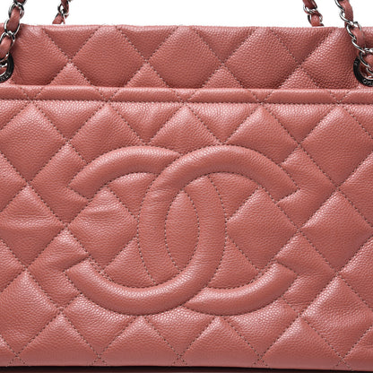 Chanel Caviar Quilted Timeless CC Soft Tote Pink 11 of 11