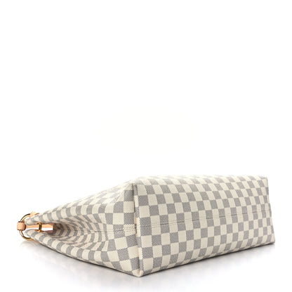 Louis Vuitton Damier Azur Graceful MM Rose Ballerine 4 of 8