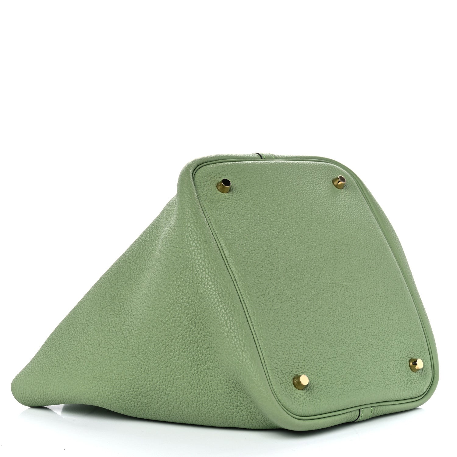 Hermes Taurillon Clemence Picotin Lock 22 MM Vert Criquet 4 of 10