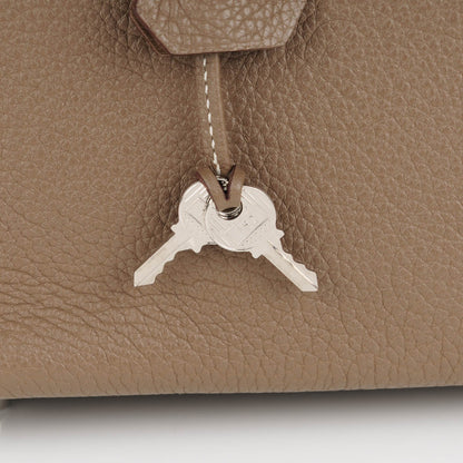 Hermes Taurillon Clemence Birkin 35 Etoupe 17 of 20