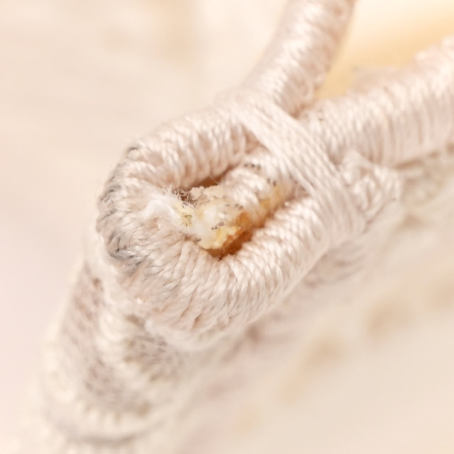 Christian Dior Transparent Embroidered Mesh Macrame Mini Book Tote White 11 of 12