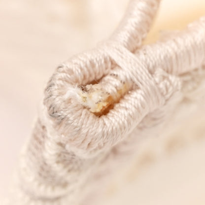 Christian Dior Transparent Embroidered Mesh Macrame Mini Book Tote White 11 of 12