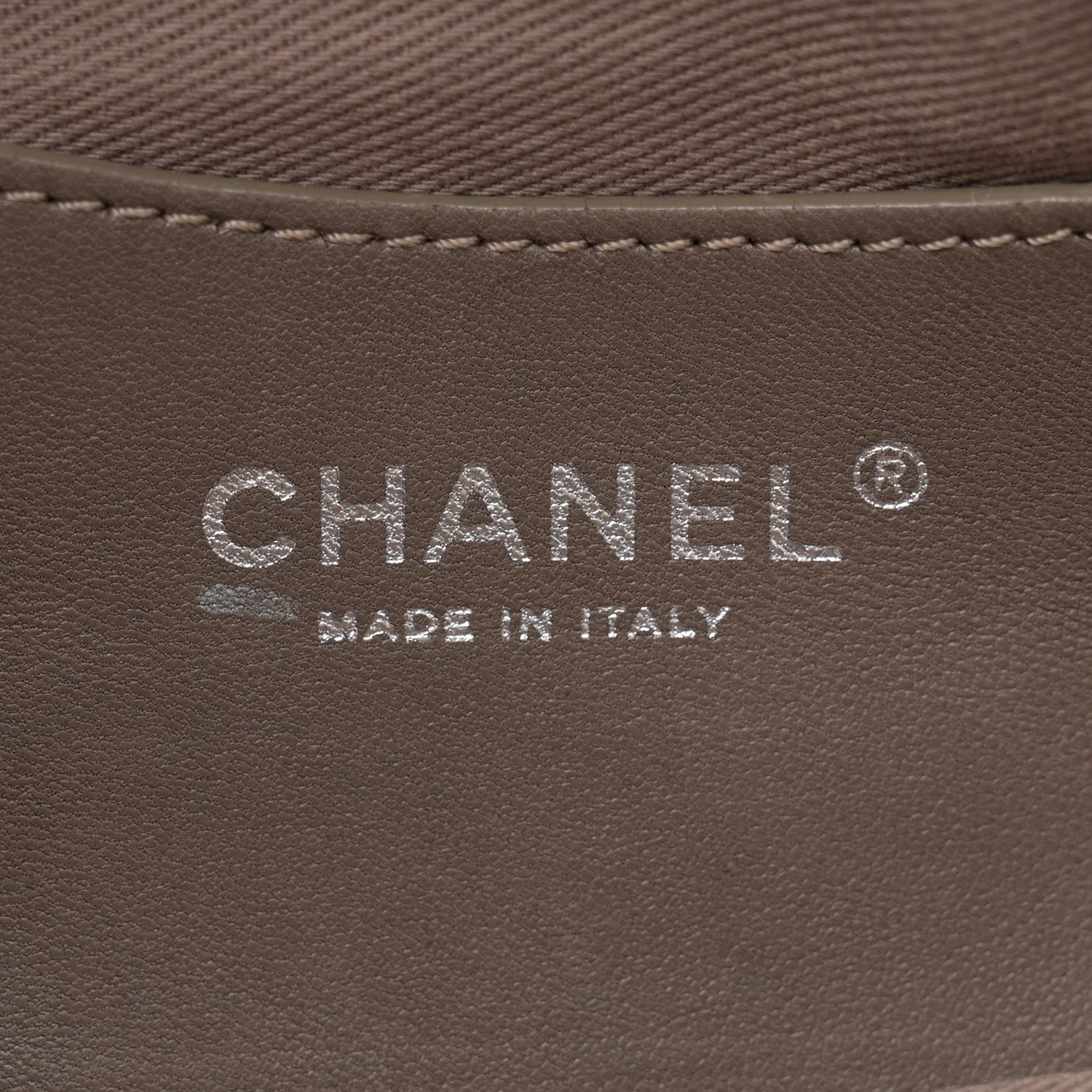 Chanel Patent Quilted Medium Just Mademoiselle Bowling Bag Grey 7 of 13
