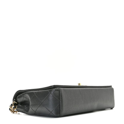 Chanel Sheepskin Quilted Medium Vintage Mademoiselle Flap Black 3 of 10
