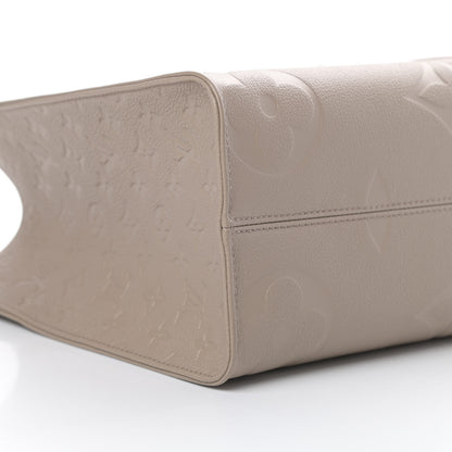 Louis Vuitton Empreinte Monogram Giant Onthego MM Tourterelle 10 of 13