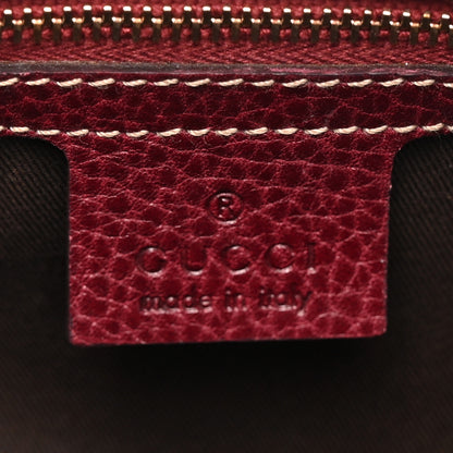 Gucci Monogram Medium Aviatrix Boston Ebony Bordeaux 6 of 15