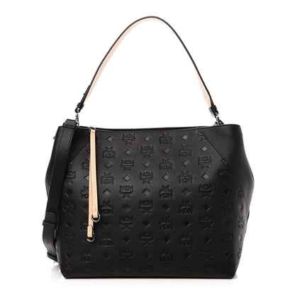 MCM Calfskin Ottomar Medium Klara Hobo Black 1 of 10