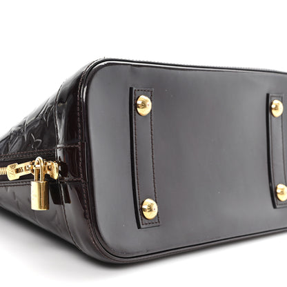 Louis Vuitton Vernis Alma MM Amarante 8 of 10