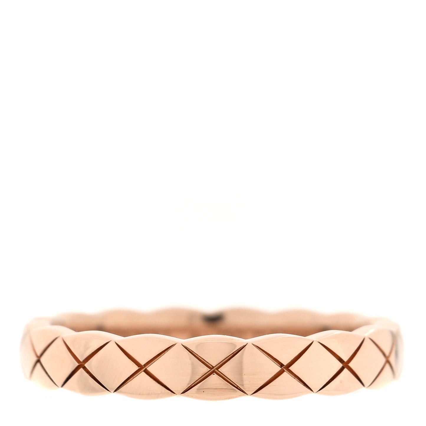 18K Beige Gold Mini Coco Crush Ring 50 5.25