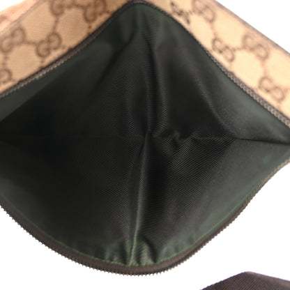 Gucci Monogram Double Pocket Belt Bag Dark Brown 5 of 9