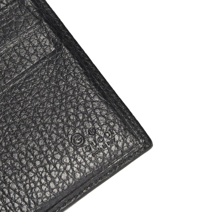 Gucci Crystal Monogram Dollar Calfskin Bi-Fold Wallet Light Cherry Black 7 of 9