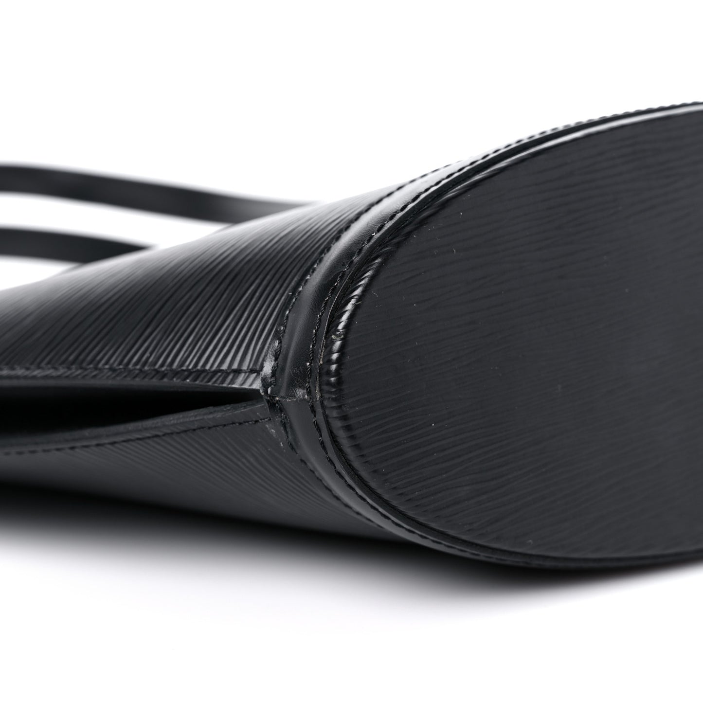 Epi Saint Jacques PM Long Straps Black
