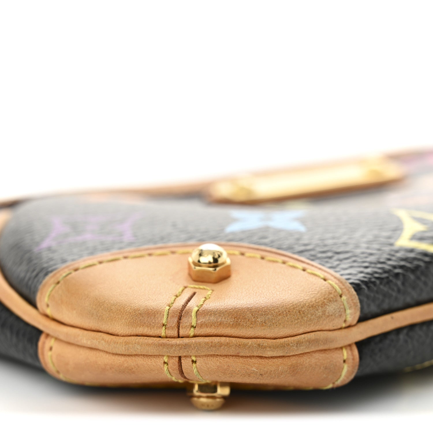 Louis Vuitton Monogram Multicolor Pochette Milla MM Black 9 of 10