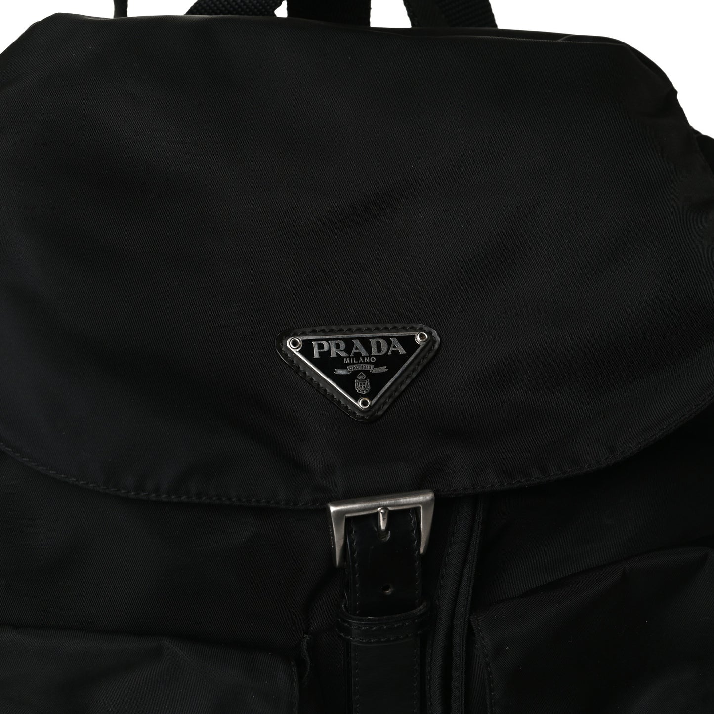 Nylon Vela Medium Backpack Black
