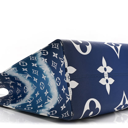 Louis Vuitton Monogram Escale Onthego GM Blue 8 of 9