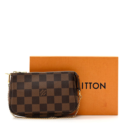 Louis Vuitton Damier Ebene Mini Pochette Accessories 7 of 7