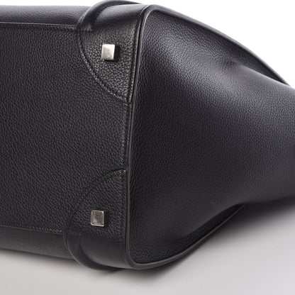 Celine Drummed Calfskin Mini Luggage Black 10 of 10