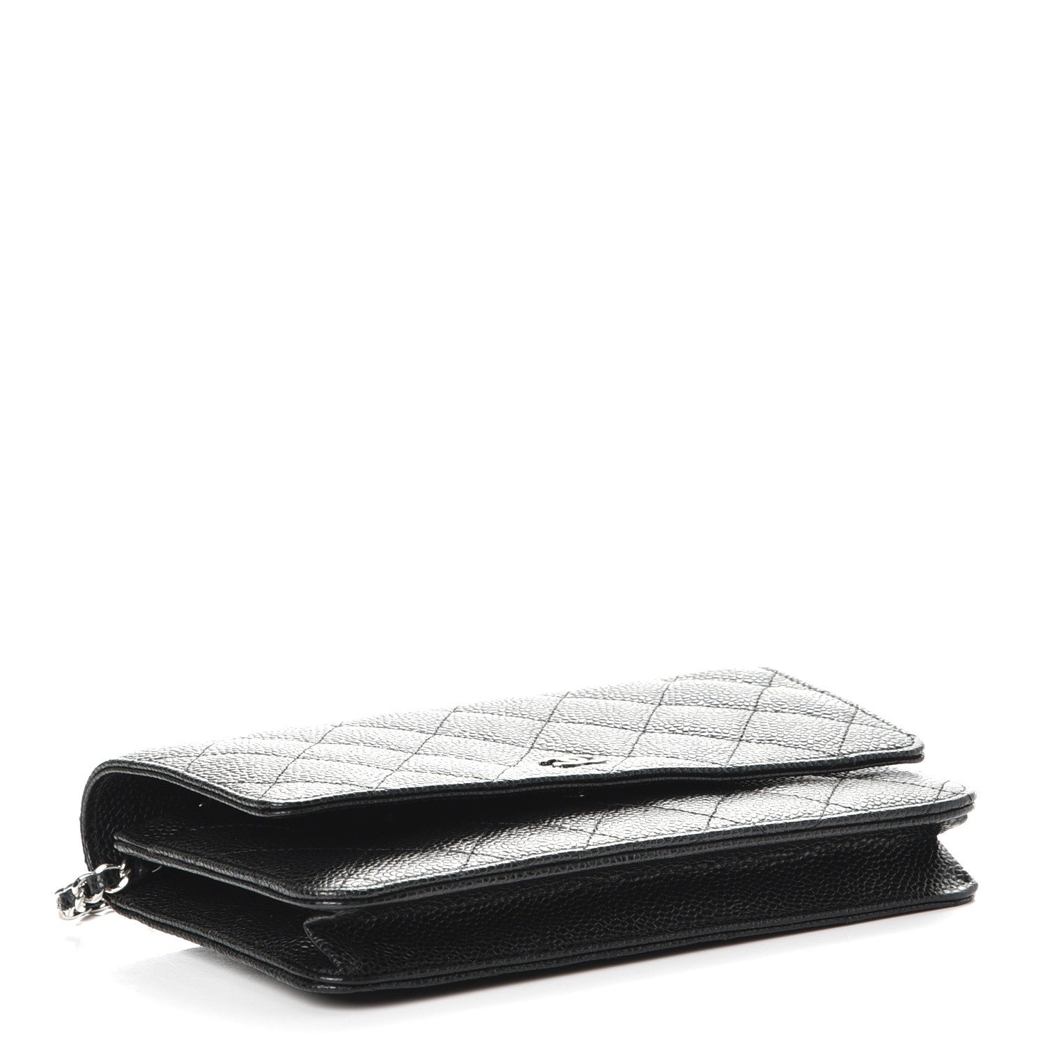 Chanel Caviar Quilted Wallet On Chain WOC Black 4 of 9