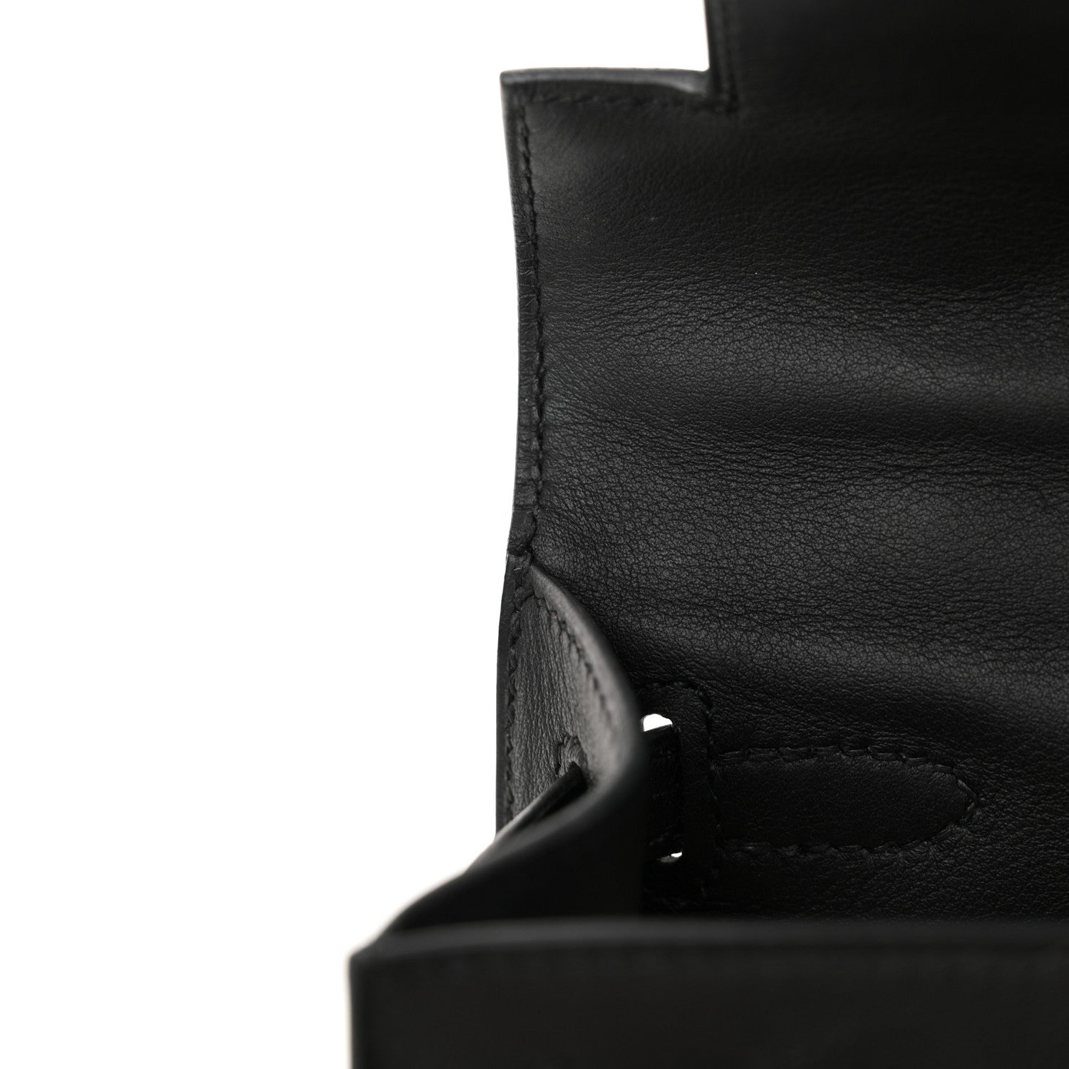 Hermes Swift Kelly Pochette Clutch Black 13 of 15
