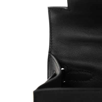 Hermes Swift Kelly Pochette Clutch Black 13 of 15