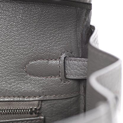 Hermes Togo Birkin 25 Etain 19 of 33