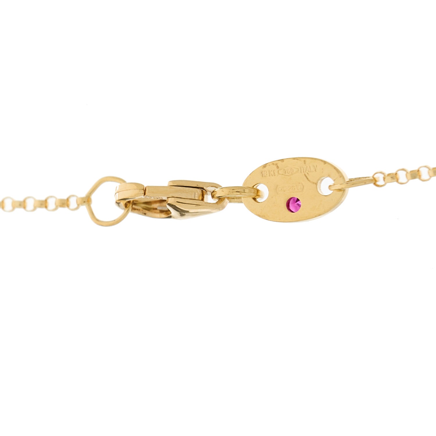 Roberto Coin 18K Yellow Gold Large Princess Flower Pendant Necklace 5 of 5
