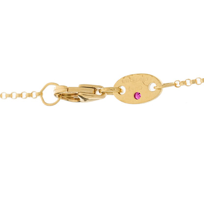 Roberto Coin 18K Yellow Gold Large Princess Flower Pendant Necklace 5 of 5