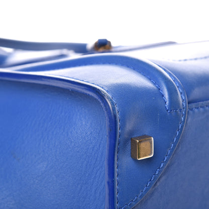 Celine Smooth Calfskin Mini Luggage Royal Blue 10 of 31