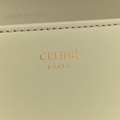 Celine Shiny Calfskin Triomphe Margo Wallet on Chain Almond Green 6 of 12