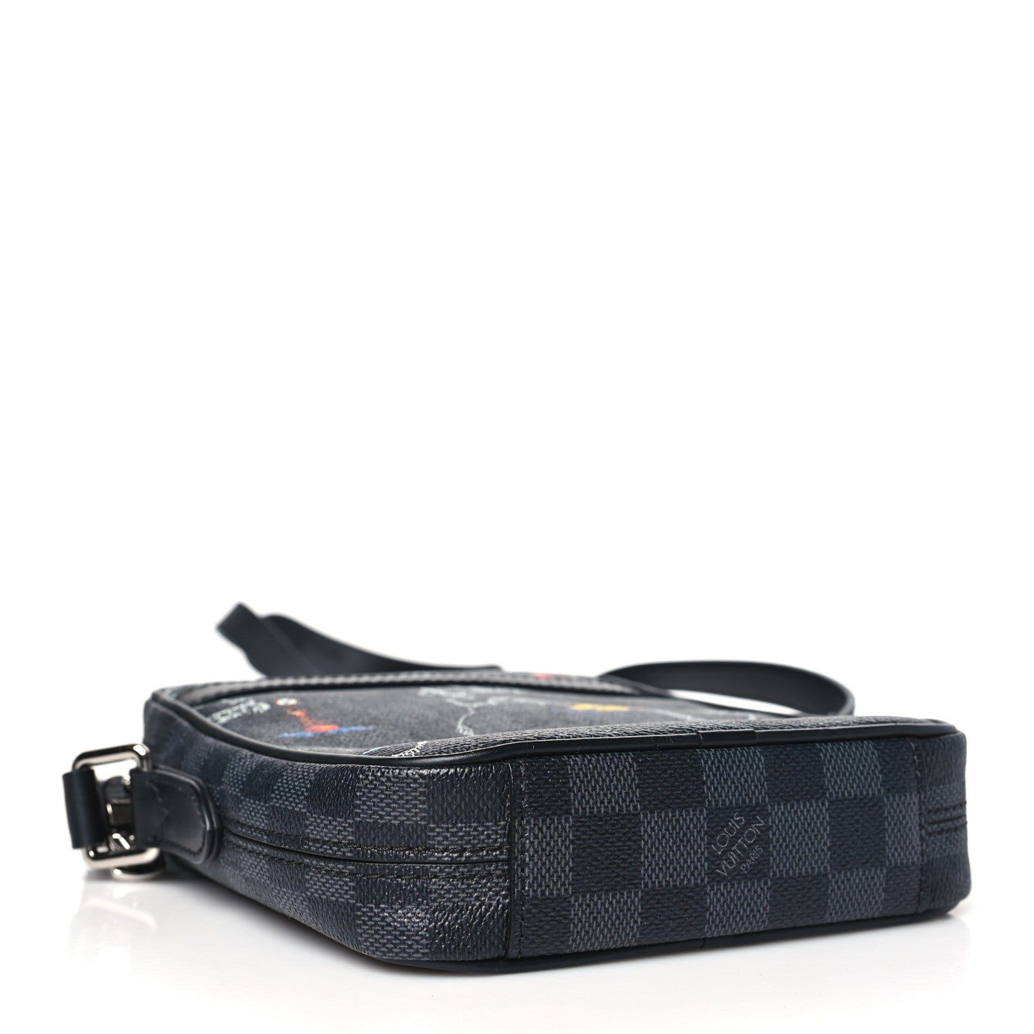 Louis Vuitton Damier Graphite Renaissance Slim Danube PM 4 of 9