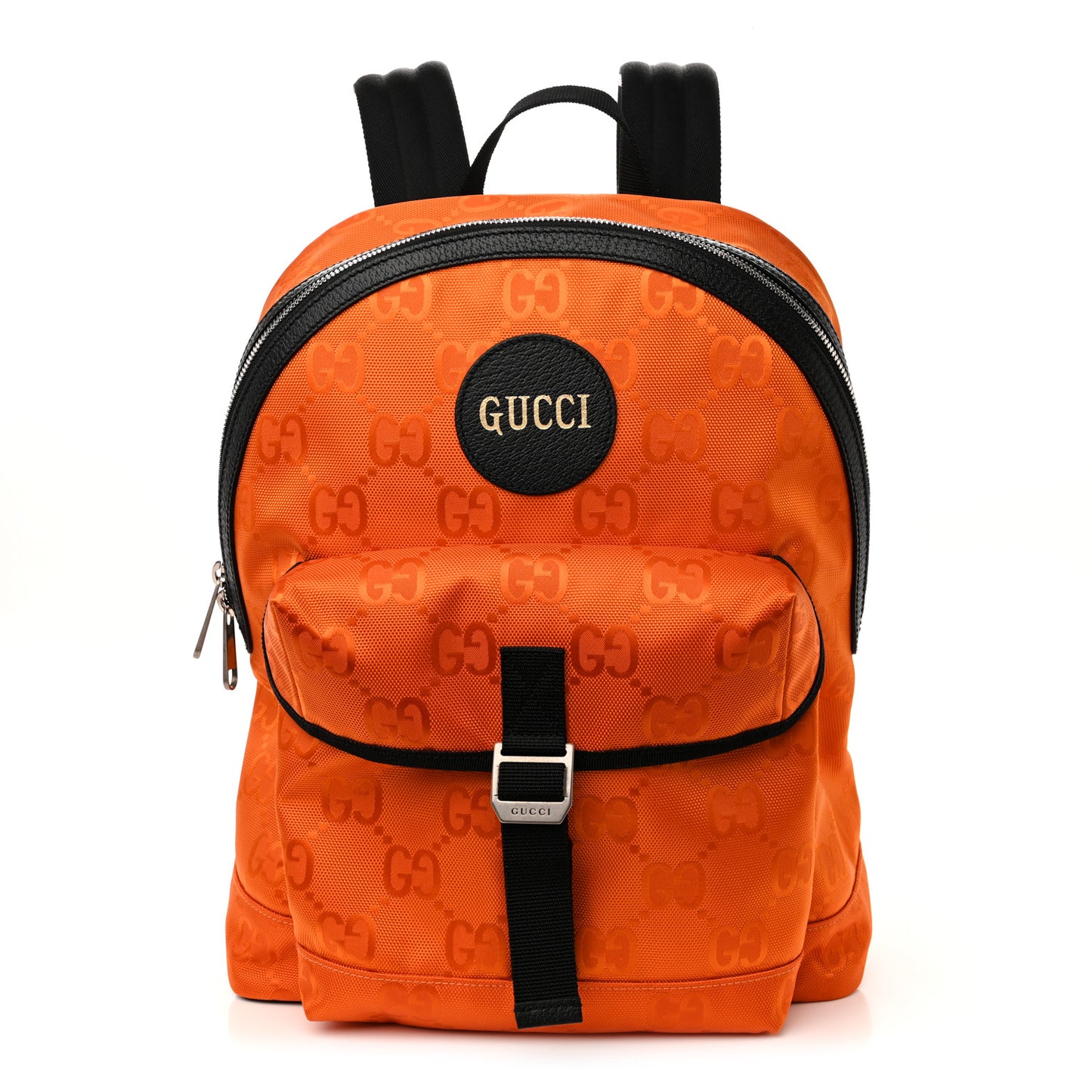 Econyl Nylon Monogram Off The Grid Backpack Carrot Orange Black