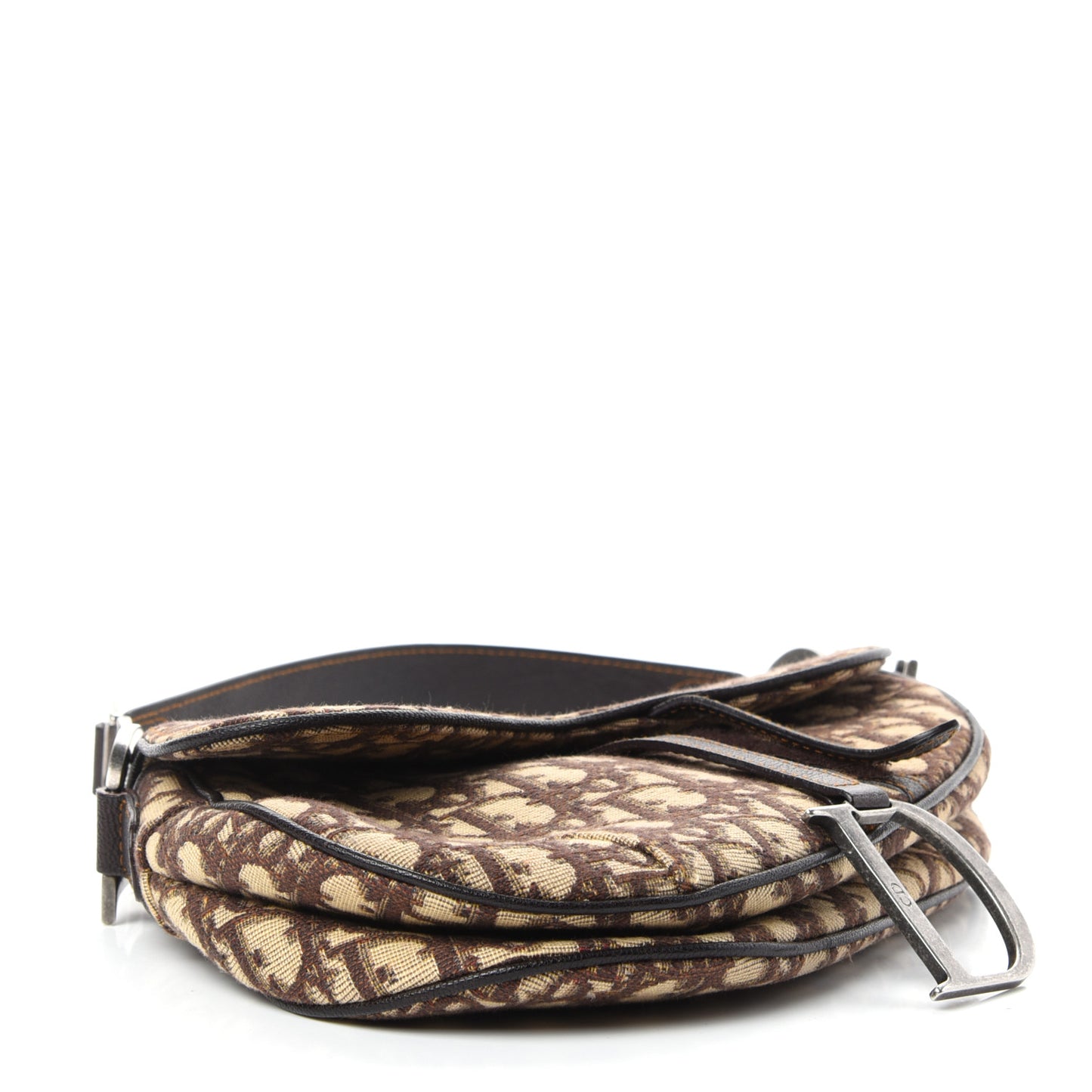 Monogram Saddle Bag Brown