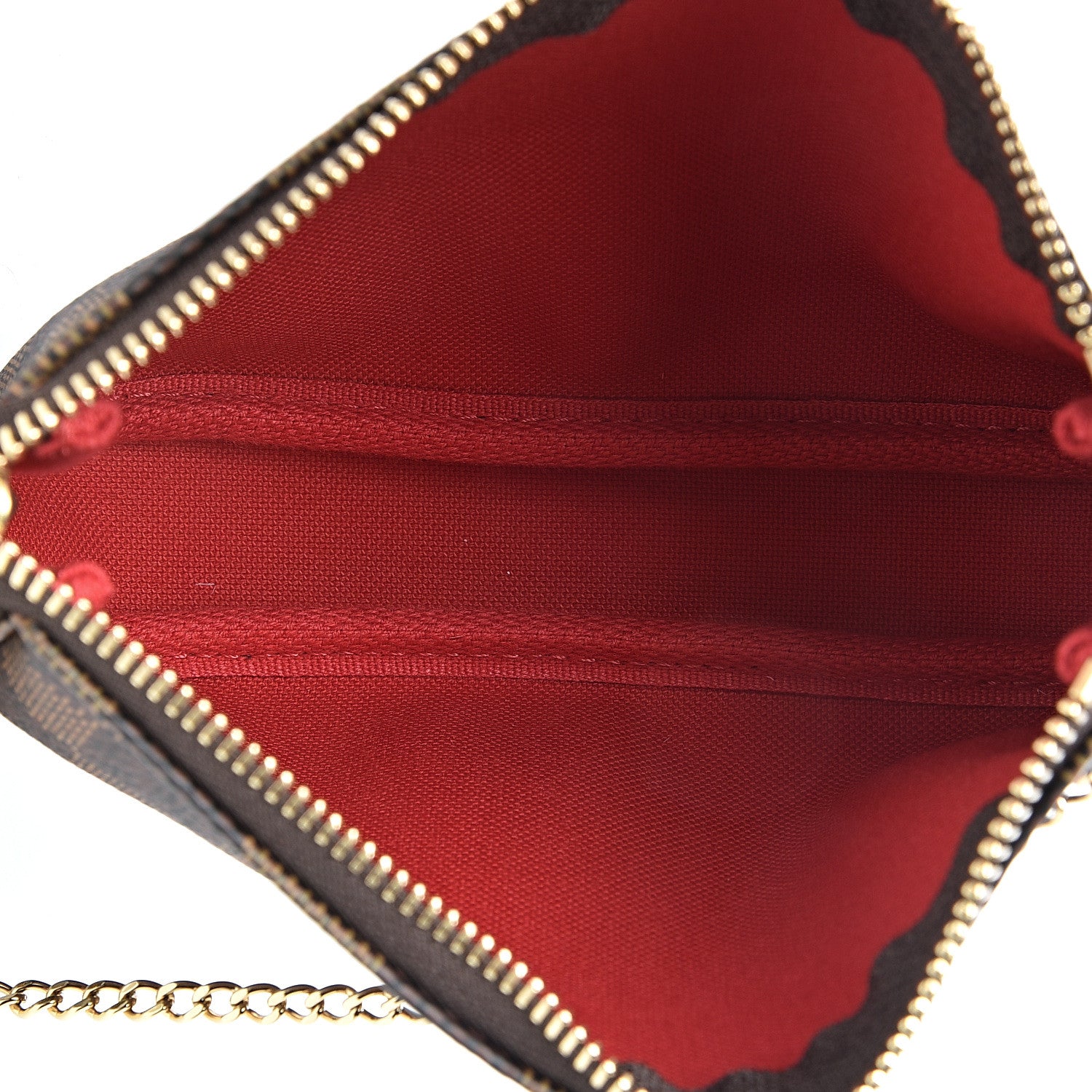 Louis Vuitton Damier Ebene Mini Pochette Accessories 4 of 7