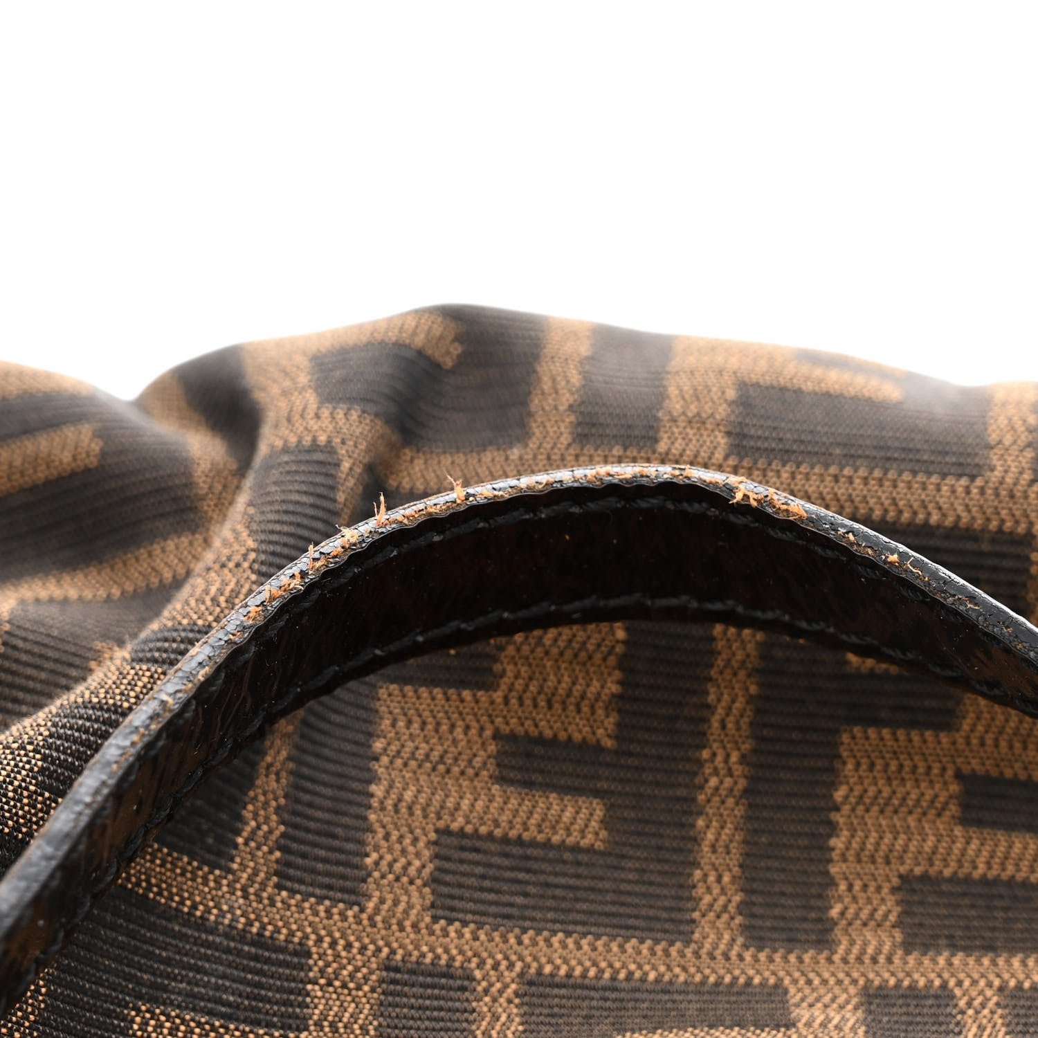 Fendi Zucca Patent Small Chef Shopping Tote Tobacco Moro 11 of 11