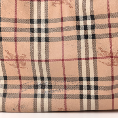 Burberry Haymarket Check Small Canterbury Tote Red 12 of 15