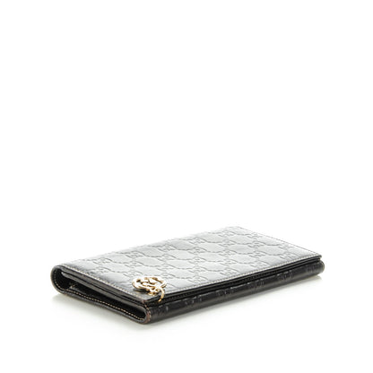 Gucci Guccissima Signature GG Pierce Continental Wallet Chocolate 4 of 7