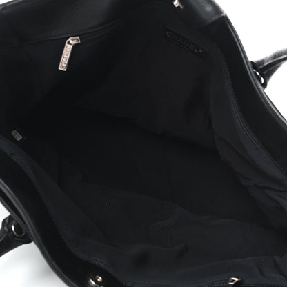 Chanel Calfskin Cerf Executive Shopper Tote Black 5 of 10