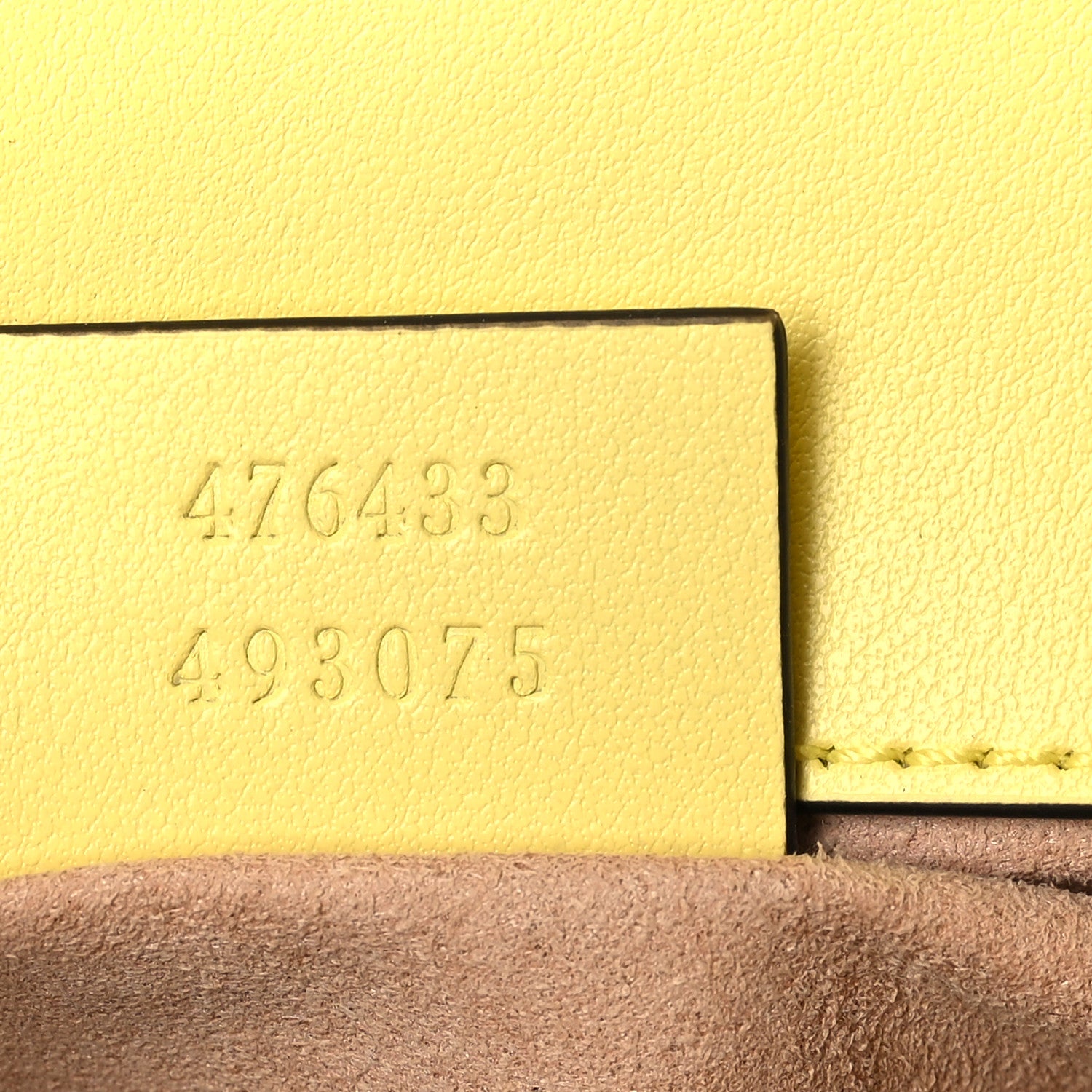 Gucci Calfskin Matelasse Super Mini GG Marmont Shoulder Bag Banana 7 of 9