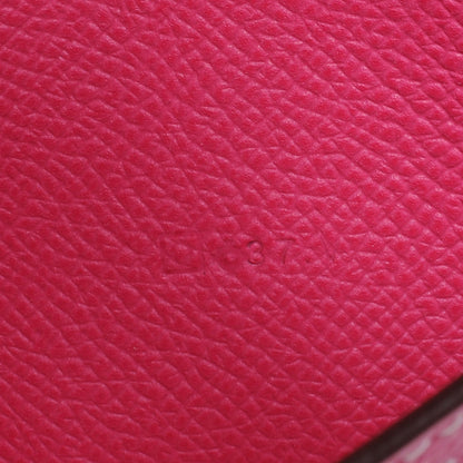 Hermes Epsom Bi Color Bearn Wallet Tosca Rose Tyrien 8 of 8
