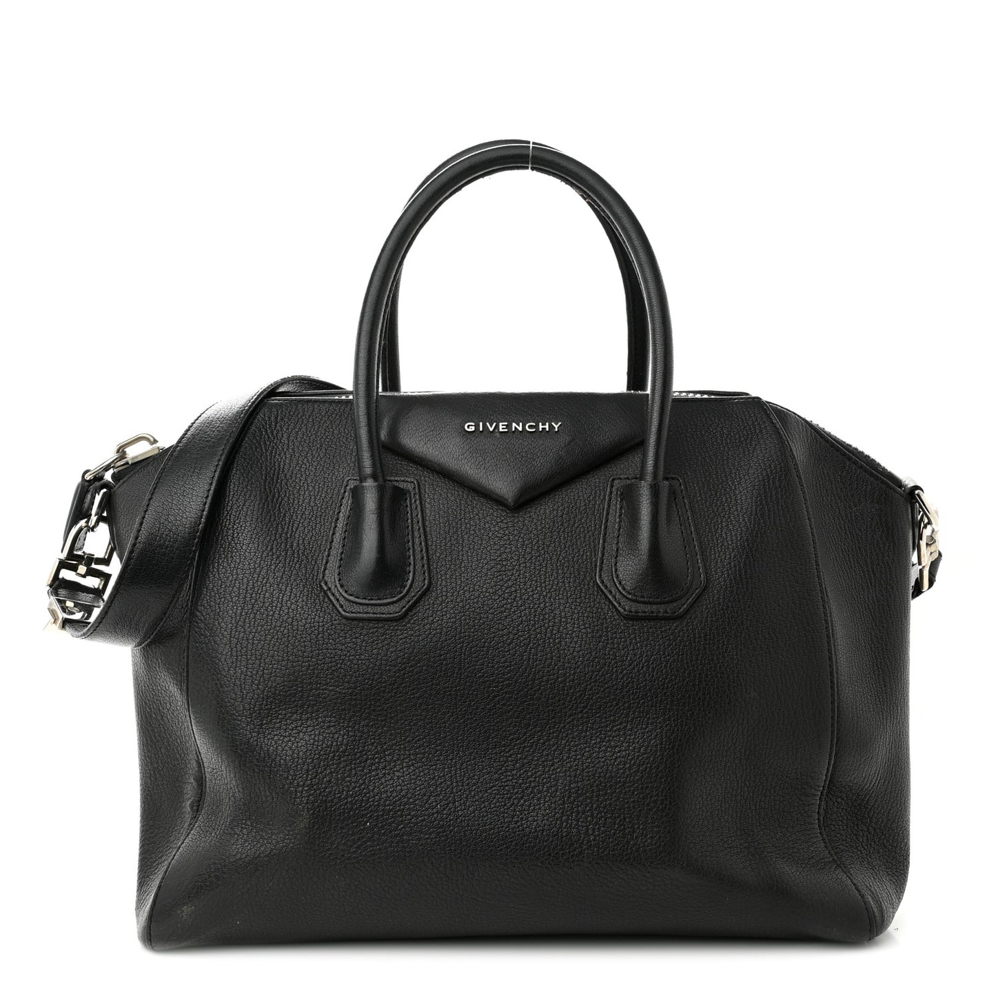 Sugar Goatskin Medium Antigona Black
