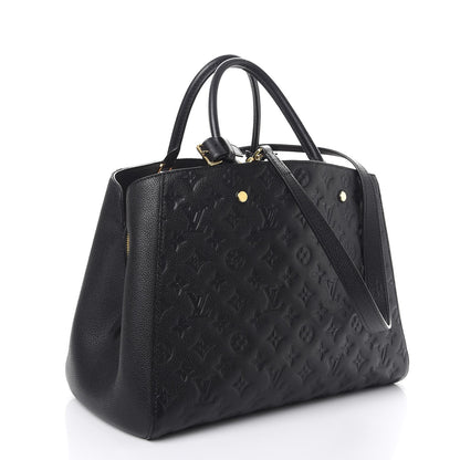 Louis Vuitton Empreinte Montaigne GM Black 3 of 9