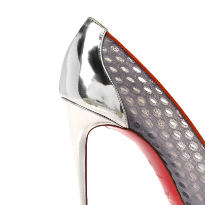 Christian Louboutin Fishnet Suede Follies Resille 100 Pumps 39 8 of 13