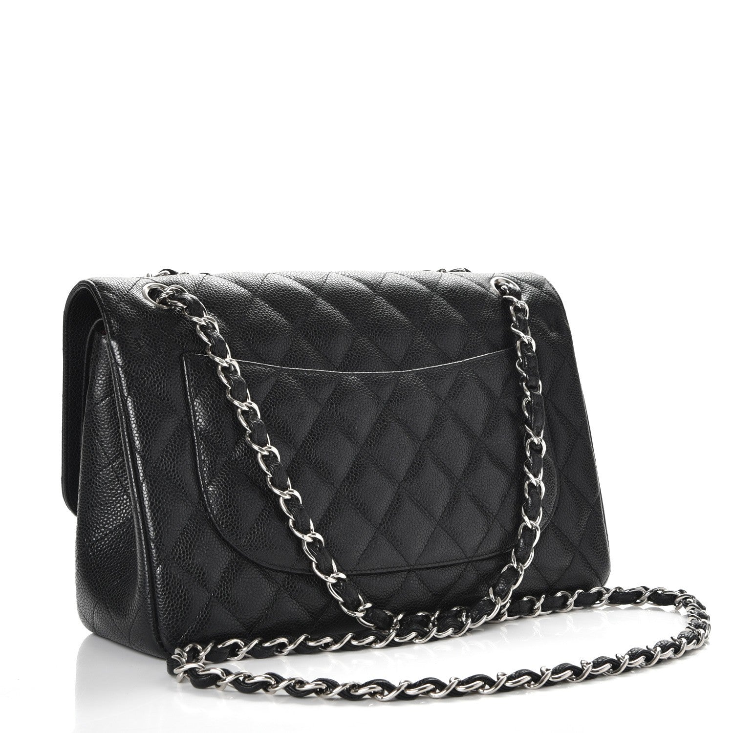 Chanel Caviar Quilted Jumbo Double Flap Black 4 of 8