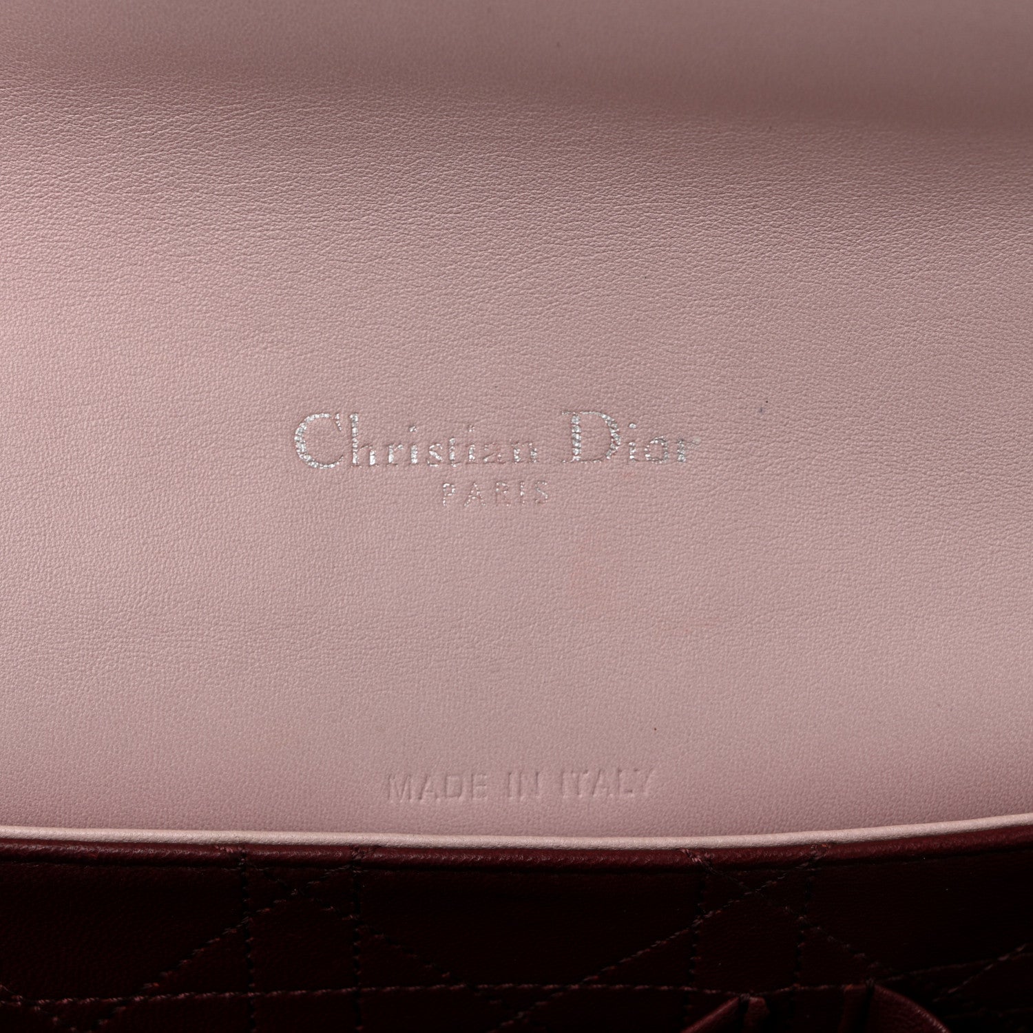 Christian Dior Lambskin Cannage Miss Dior Promenade Pouch Pink 6 of 10
