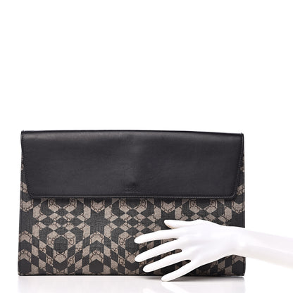 Gucci GG Supreme Monogram Caleido Print Clutch Black 2 of 17