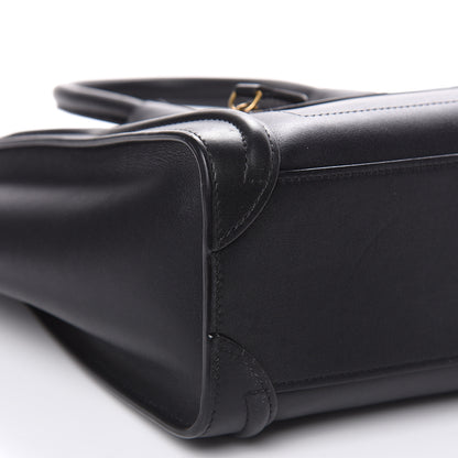 Celine Smooth Calfskin Nano Luggage Black 8 of 11