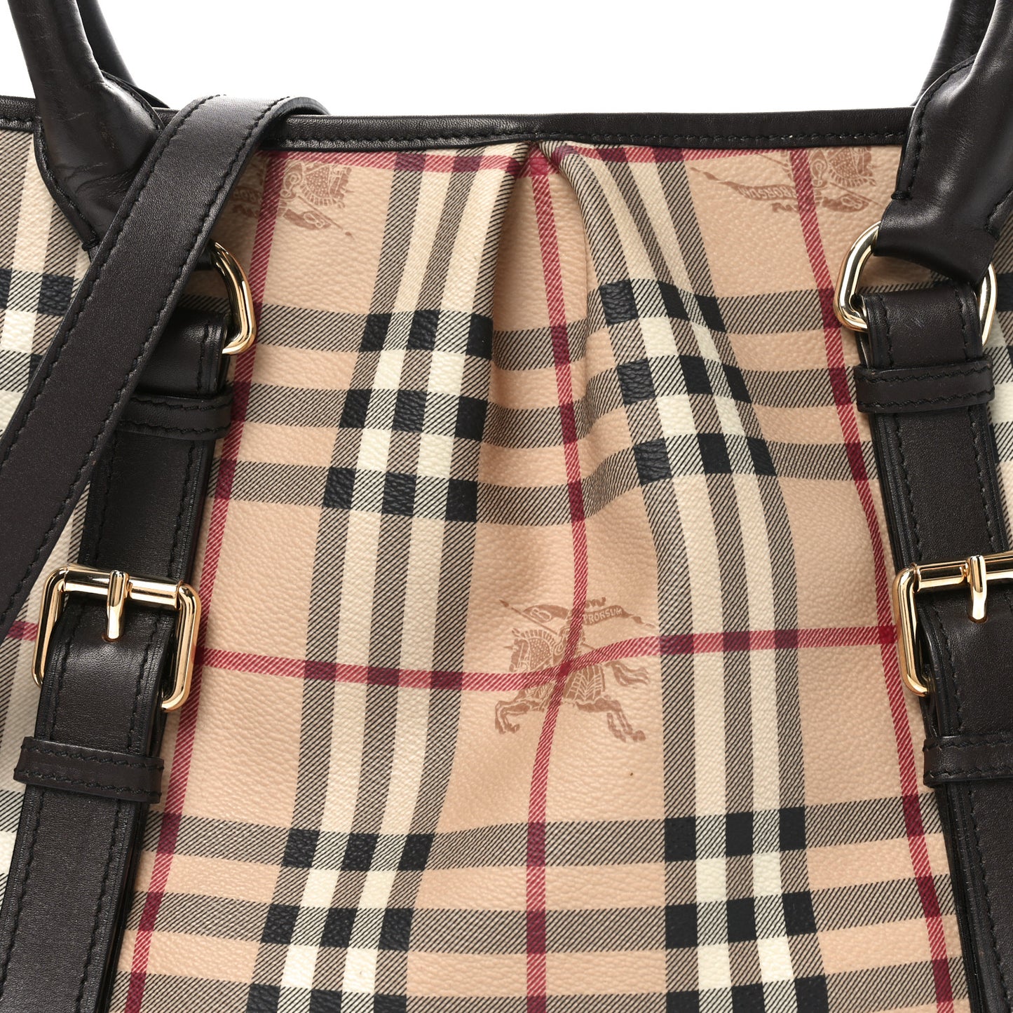Haymarket Check Small Northfield Tote Chocolate