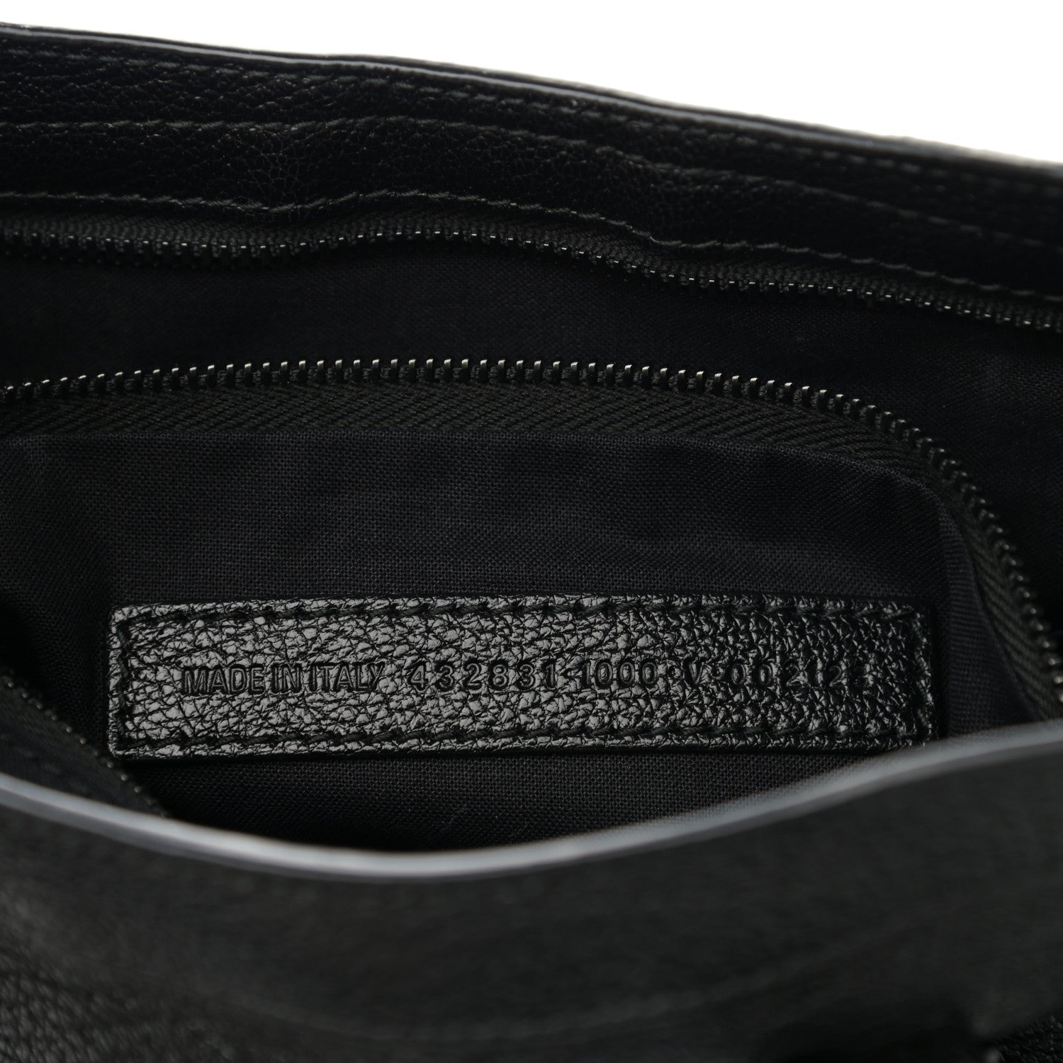 Balenciaga Chevre Black Metallic Edge Hardware S City Black 7 of 10