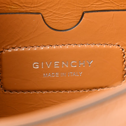 Givenchy Creased Patent Calfskin Small ID Flap Tan 6 of 11